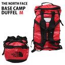 THE NORTH FACE ザ・ノースフェイス BASE CAMP DUFFEL M ベースキャンプ ダッフル 71L レッド×ブラック ボストンバッグ ダッ...