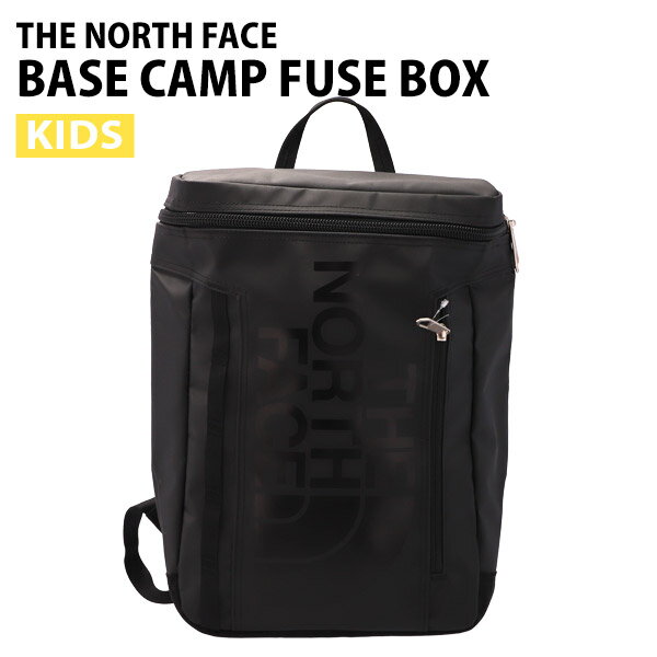 THE NORTH FACE ノースフェイス バックパック BASE CAMP FUSE BOX ベースキャンプ ヒューズボックス キッズ 21L ブラック デイパック『送料無料（一部地域除く）』