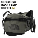 THE NORTH FACE ノースフェイス バックパック BASE CAMP DUFFEL M ベースキャンプ ダッフル 71L ニュートープグリーン×ブラッ...