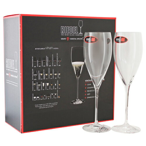 リーデル RIEDEL ヴィノム 6416/28 ヴィンテージ シャンパーニュ 2個セット『送料無料 ...