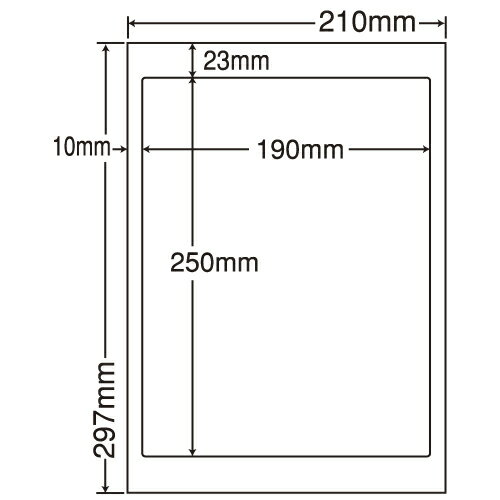 ラベルシール 東洋印刷 LDW1ZF 再剥離タイプ A4 500シート【代引不可】【送料無料(一部地域除く)】
