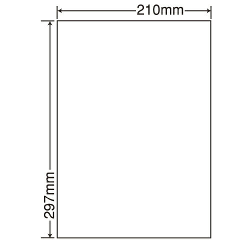 ラベルシール 東洋印刷 FCL-7F カラーレーザー用フィルムラベル弱粘着 A4 100シート【代引不可】【送料無料(一部地域除く)】