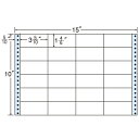 ラベルシール M15N タックシール (連続ラベル) レギュラータイプ 500折【代引不可】【送料無料(一部地域除く)】