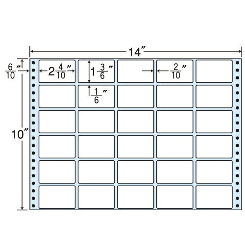 ラベルシール MX14D タックシール (連続ラベル) レギュラータイプ 500折【代引不可】【送料無料(一部地域除く)】