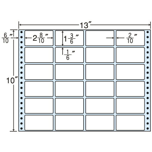ラベルシール M13E タックシール (連続ラベル) レギュラータイプ 500折『代引不可』【送料無料(一部地域除く)】