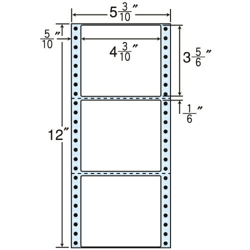 ラベルシール MT5D タックシール (連続ラベル) レギュラータイプ 500折×2【代引不可】【送料無料(一部地域除く)】