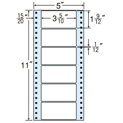 ラベルシール MM5G タックシール (連続ラベル) レギュラータイプ 500折×2【代引不可】【送料無料(一部地域除く)】