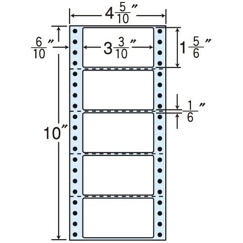 ラベルシール MM4R タックシール (連続ラベル) レギュラータイプ 500折×2【代引不可】【送料無料(一部地域除く)】