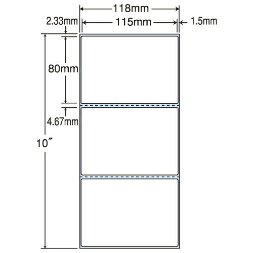 ラベルシール 東洋印刷 TMR-4C PD再剥離 Cタイプヨコ【代引不可】【送料無料(一部地域除く)】