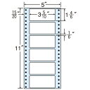 ラベルシール MM5ES タックシール (連続ラベル) レギュラータイプ 100折×10袋【代引不可】【送料無料(一部地域除く)】