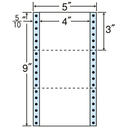 ラベルシール MM5Z タックシール (連続ラベル) レギュラータイプ 500折×2【代引不可】【送料無料(一部地域除く)】