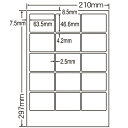 ラベルシール 東洋印刷 SCL-3 カラーレーザー用光沢 A4 400シート【代引不可】【送料無料（一部地域除く）】