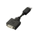 【ELECOM】DisplayPort-DVI変換アダプタ AD-DPDBK 【代引不可】