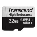 トランセンド microSDHCカード 32GB Class10 UHS-I U1 変換アダプター付 TS32GUSD350V マイクロSDカード