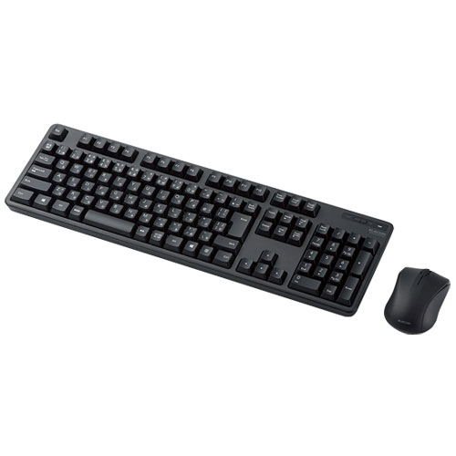 エレコム 無線フルキーボード&マウス TK-FDM106MBK ワイヤレス 無線 キーボード マウス 入力機器 PC用品 エレコム 無線フルキーボード&マウス TK-FDM106MBK ワイヤレス 無線 キーボード マウス 入力機器 PC用品