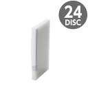 CCD-FB24CR エレコム Blu-ray/DVD/CD用ディスクファイル 24枚収納