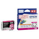 EPSON 純正品 インクカートリッジ ICM62A1 マゼンタ IC62シリーズ プリンタ用インク エプソン 純正インク