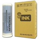 軽印刷機対応インク RO-GR/RC/RA/FR 青 4本セット 汎用品【代引不可】【送料無料(一部地域除く)】