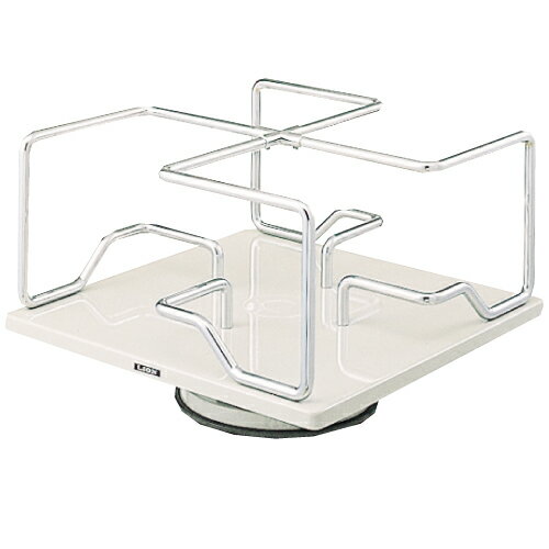 【取寄品】LION 回転本立 B型 ライトグレー 【送料無料(一部地域除く)】