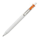 三菱鉛筆 ゲルインクボールペン ユニボール ワン UMN-S-38 0.38mm オレンジ UMNS38.4 ゲル 単色 ノック式 ボールペン