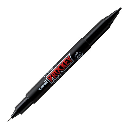三菱鉛筆 プロッキー 細字 PM-120T.24 黒