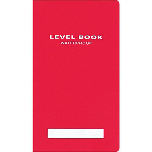 コクヨ 測量野帳 レベルブック ブライトカラー 赤 30枚 セ-Y31R