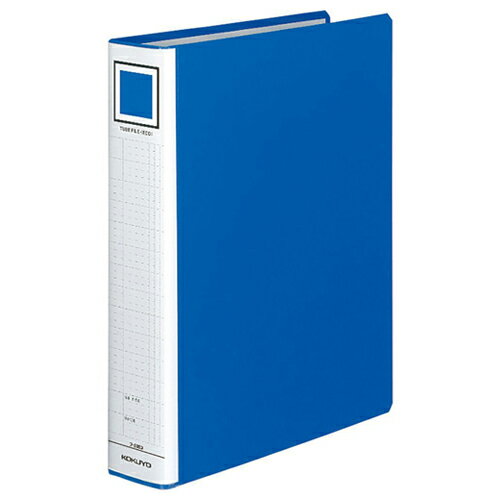 樂天商城 - コクヨ チューブファイルエコ A4タテ 50mm 青 フ-E650B