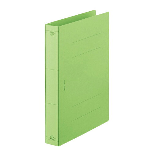ライオン事務器 フラットファイル 厚とじタイプ A4タテ 緑 AW-519S