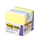 3M ふせん ポストイット 強粘着 50×50mm パステルカラー混色 90枚×5冊入 650-5SSAP スリーエム post-it 付箋 粘着メモ