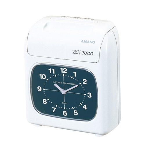 アマノ 電子タイムレコーダー BX2000J タイムレコーダー タイムカード レコーダー 本体 勤怠 管理『代引不可』『送料無料(一部地域除く)』