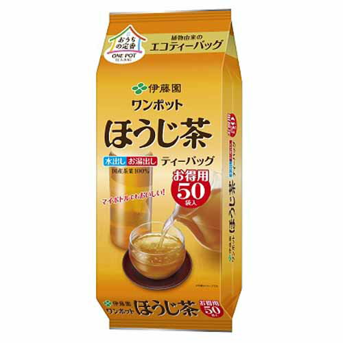 伊藤園 ワンポット ほうじ茶 50P