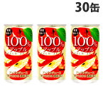 サンガリア 果実味わう 100％アップル 190g×30缶