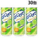 サンガリア はじけてメロンソーダ 250g×30缶 飲料 缶 ジュース フルーツジュース 炭酸飲料 缶ジュース