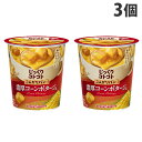 ポッカサッポロ じっくりコトコト こんがりパン 濃厚コーンポタージュ 26.1g×3個 スープ カップスープ インスタント 即席 朝食 手軽 トウモロコシ