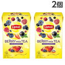 リプトン ベリーミックス ティーバッグ 15P×2個 紅茶 フルーツティー Lipton ミックスベリー