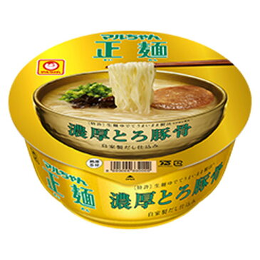 東洋水産 マルちゃん正麺 豚骨 カップ 97g×12個
