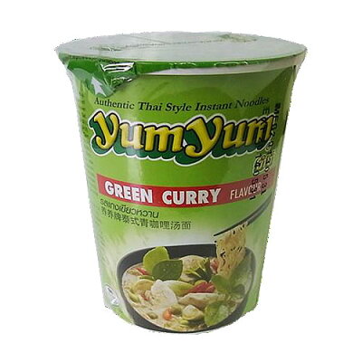 よろずやマルシェ YumYum カップラーメン グリーンカレー味 70g×24個 画像2