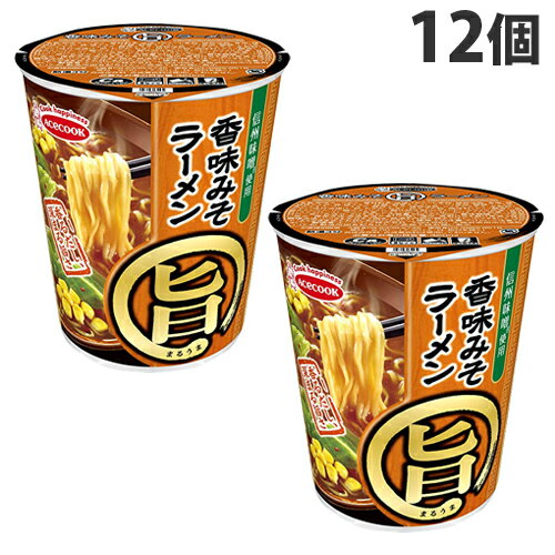 エースコック まる旨 香味味噌ラーメン 60g×12個のサムネイル
