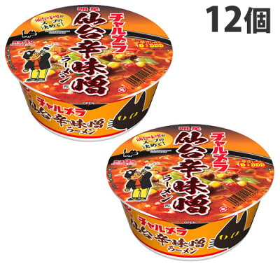 よろずやマルシェ 明星 チャルメラ 仙台辛味噌ラーメン 86g×12個