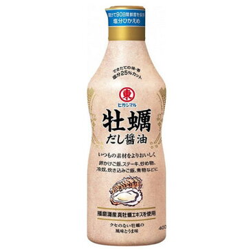 ヒガシマル 牡蠣だし醤油 400ml