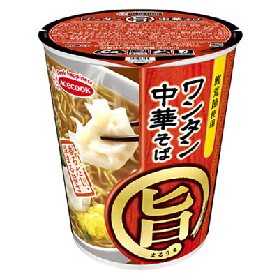 よろずやマルシェ エースコック まる旨 ワンタン中華そば 58g×3個 画像2