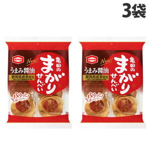 亀田製菓 まがりせんべい 16枚×3袋