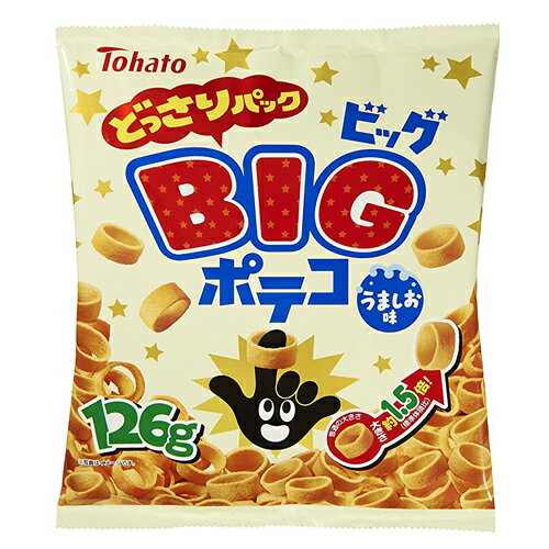 東ハト どっさりパック ポテコ うましお味 126g×3袋