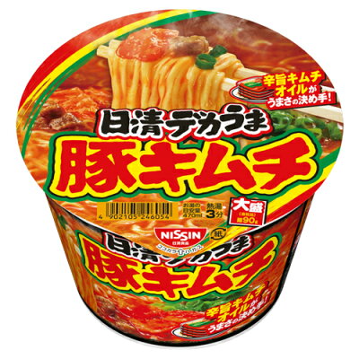 よろずやマルシェ 日清食品 日清デカうま 豚キムチ 101g×3個 画像2