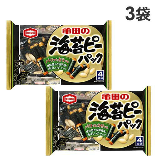 亀田製菓 海苔ピーパック 85g×3袋の商品画像