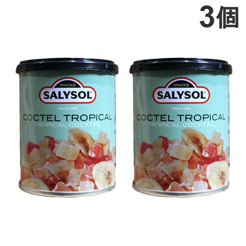サリソル トロピカルフルーツカクテル 40g×3個