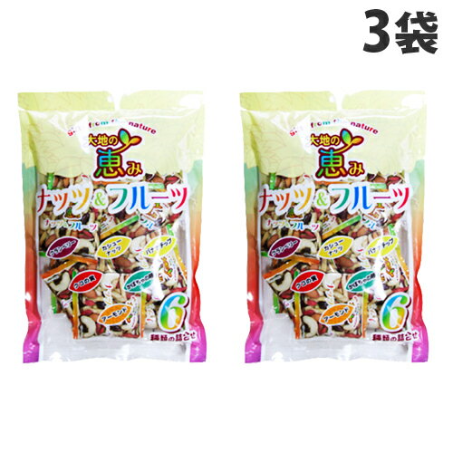 谷貝食品工業 大地の恵み ナッツ＆フルーツ 個包装 9P入×3袋 お菓子 菓子 おやつ ナッツ 豆 駄菓子 おつまみ 珍味