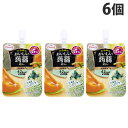 たらみ おいしい蒟蒻ゼリー 北海道メロン味 150g×6個 ゼリー ゼリー飲料 蒟蒻ゼリー 飲むゼリー