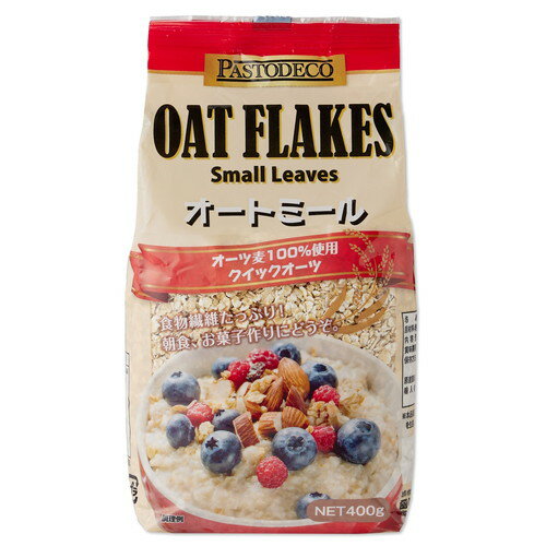 トマトコーポレーション オートミール ラトビア産 400g シリアル クイックオーツ オーツ麦 食物繊維 朝食 OAT FLAKES 1