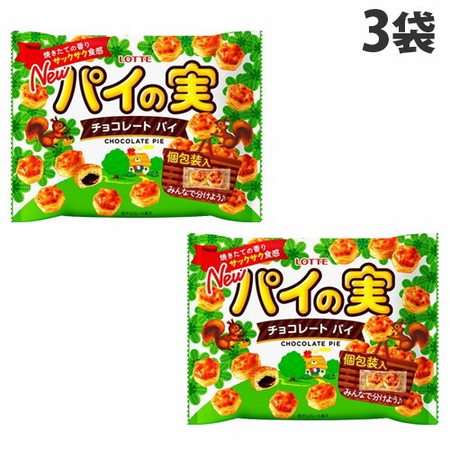 ロッテ パイの実 チョコレートパイ シェアパック 124g×